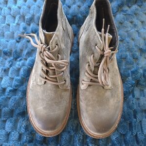 Mens Leisure Pump Retro Sport Outdoor Work Safe Cowboy Lace Up Ankle Boots